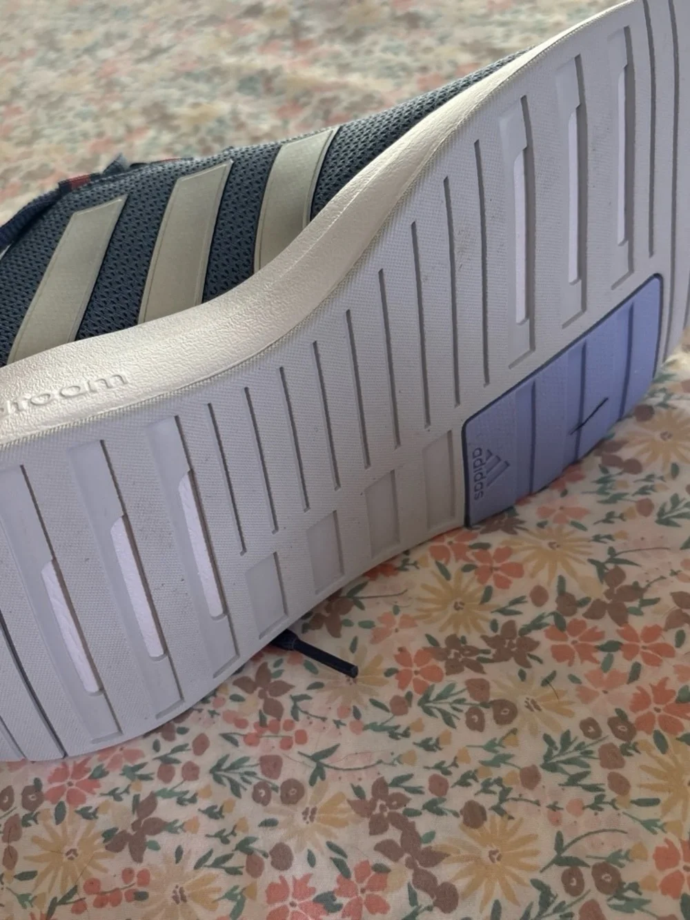 Men's Navy Athletic Sneakers with White Sole